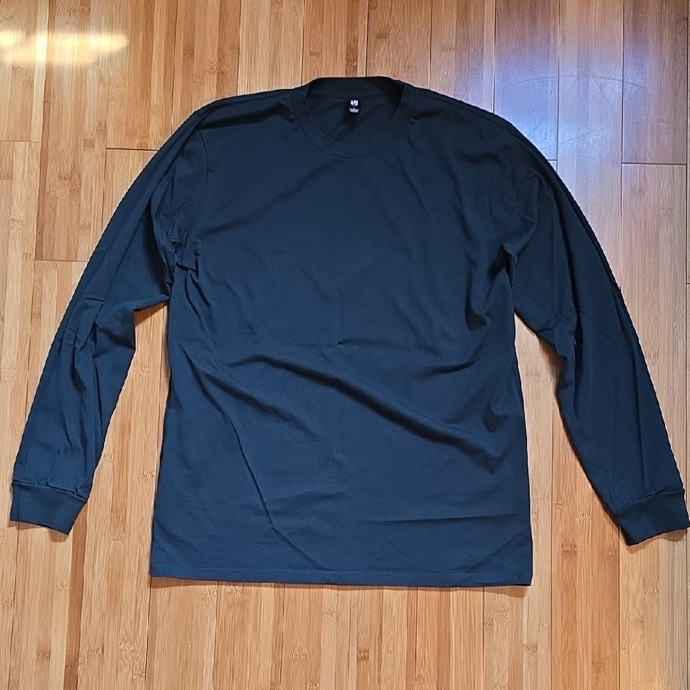 Men's Black Long Sleeve Tee